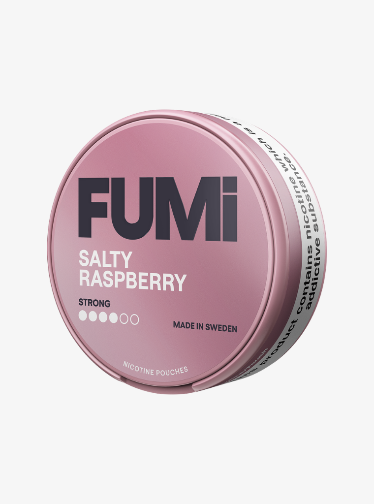 FUMi | Salty Raspberry | Nic Pouches | Strong 8mg per pouch