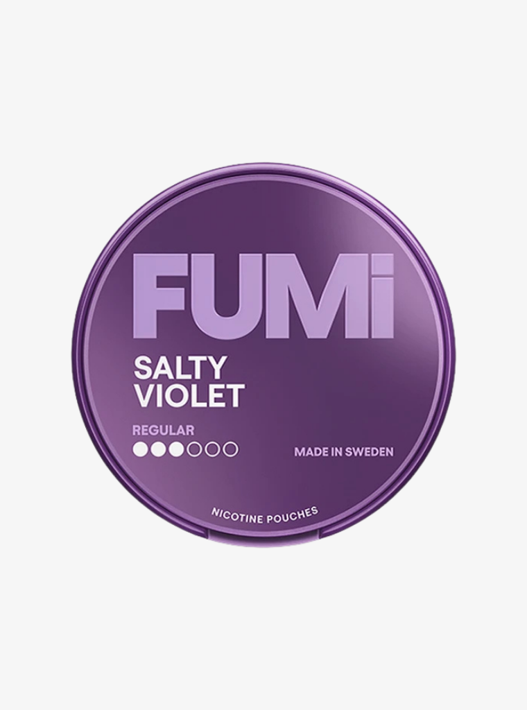 FUMi | Salty Violet | Nic Pouches | Regular 4mg per pouch