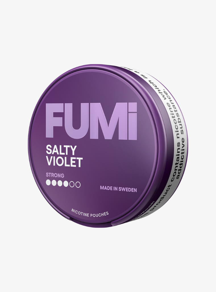 FUMi | Salty Violet | Nic Pouches | Strong 8mg per pouch