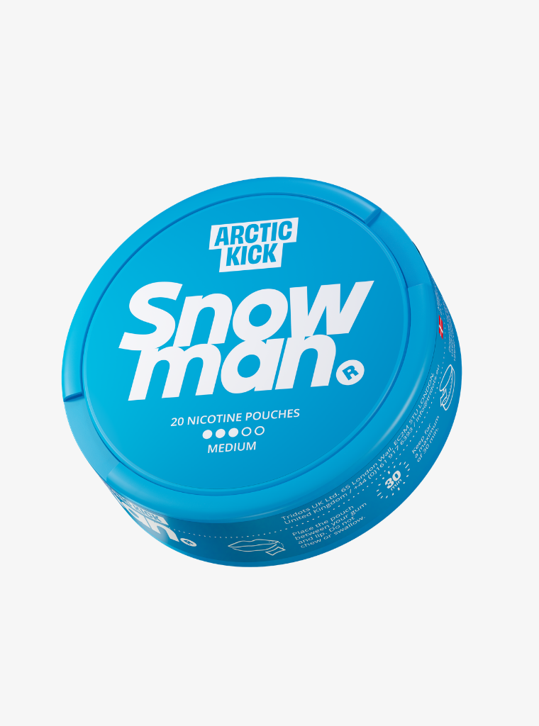 Snowman | Arctic Kick | Nic Pouches | Medium 9mg per pouch