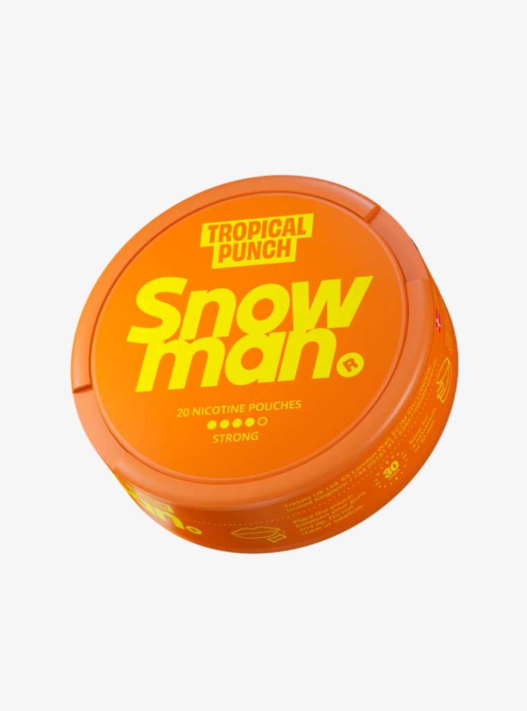 Snowman | Tropical Punch | Nic Pouches | Strong 12mg per pouch