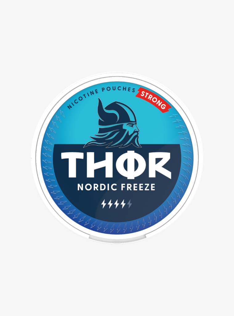 THOR | Nordic Freeze | Nic Pouches | Strong 9.5mg per pouch