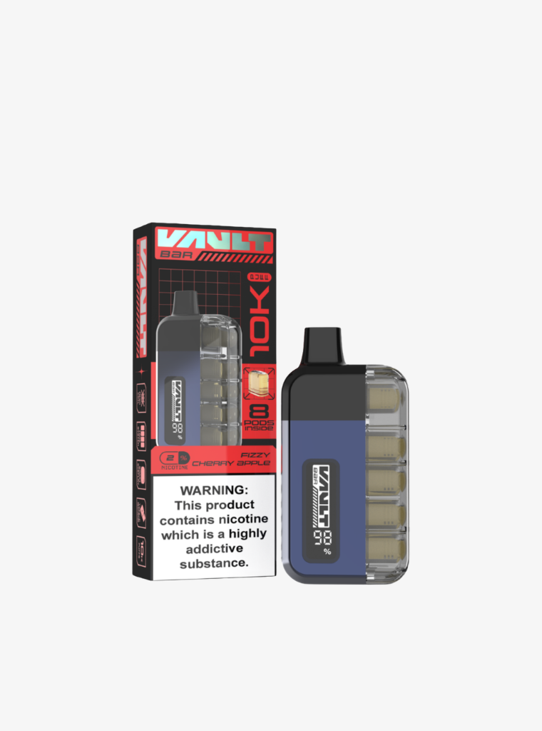 Vault Bar 10K | Prefilled Pod Kit | Fizzy Cherry Apple | 20mg