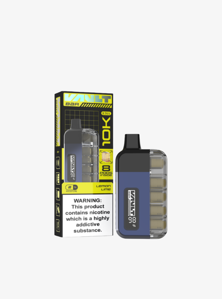 Vault Bar 10K | Prefilled Pod Kit | Lemon Lime | 20mg