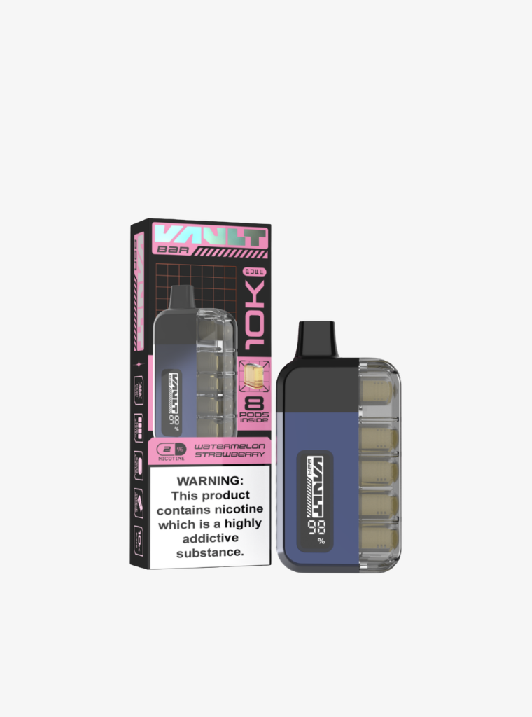 Vault Bar 10K | Prefilled Pod Kit | Watermelon Strawberry | 20mg